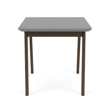 Lesro Newport End Table, 20 in W, 20 in L, 20 in H, Luna Storm NP0621